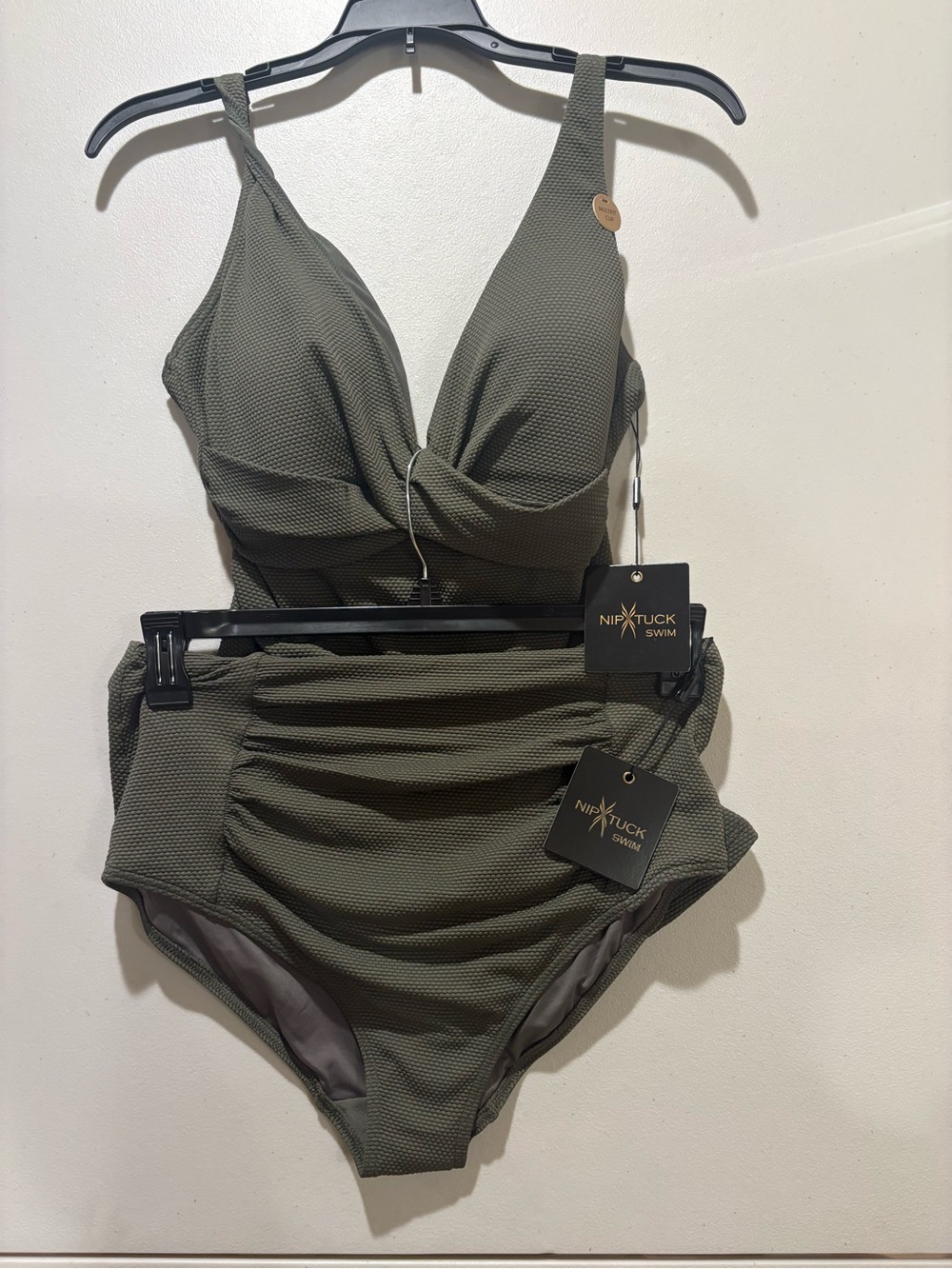 NIP TUCK Swim Multi Fit Cup One Piece Swimsuit Olive Multi Fit Cup One Piece US